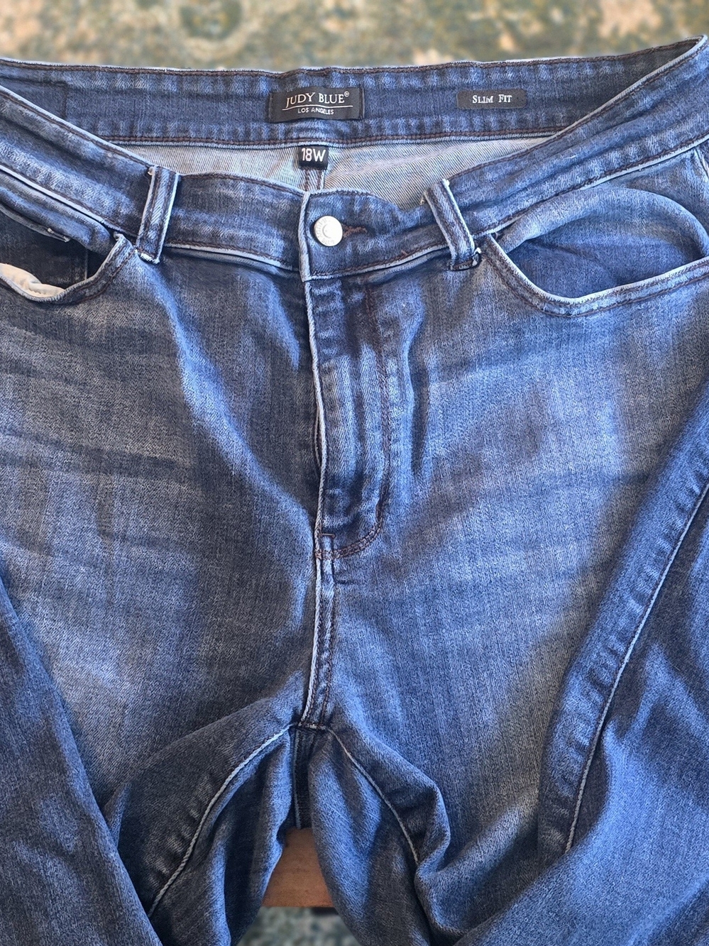 Judy Blue Women's Slim  Blue Stretch Jeans